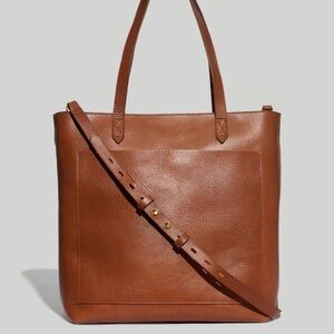 Madewell Brown Leather Tote Bag